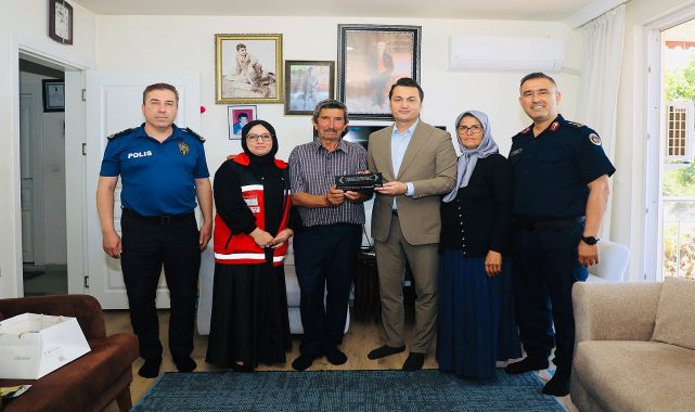 Alanya'da Şehit Ailesine Babalar Günü Ziyareti