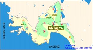 Antalya'da 1 Haziran Pazartesi Hava Durumu: Açık ve Parçalı Bulutlu