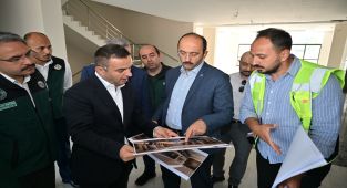 DSİ Genel Müdürü ve Heyeti, İnşa Edilen Kampüs ve Bölge Binasında İnceleme Yaptı