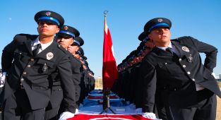 Karaman POMEM'de 409 Polis Adayı Mezun Oldu