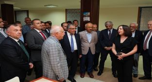 Karaman Valisi ve Heyeti Ermenek'te Aşevi Açılışına Katıldı