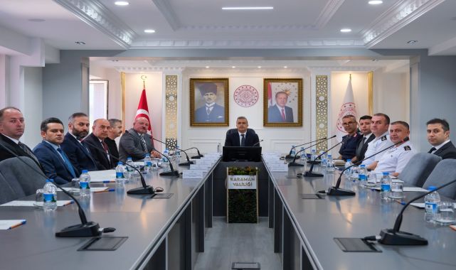 Karaman'da Güvenlik ve Asayiş Toplantısı: Valilik Koordinasyonu Değerlendirildi