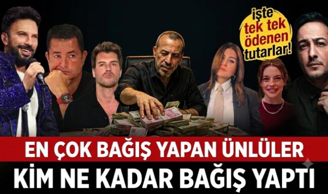 Kim ne kadar bağış yaptı? Ahbap'a para gönderen ünlüler belli oldu