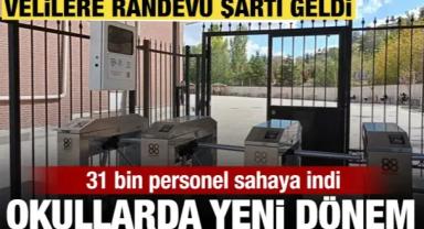 Okullarda yeni güvenlik dönemi: 31 bin görevli sahada, veli randevusu zorunlu oldu
