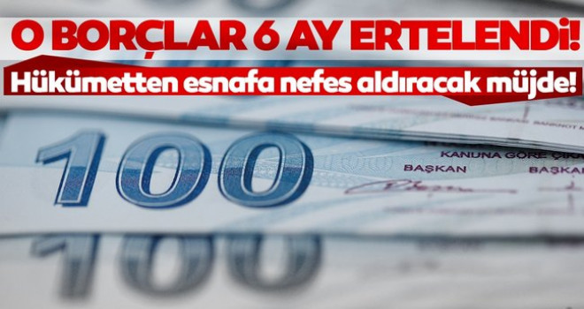Bakan Pekcan: Esnafın borçları 6 ay ertelendi