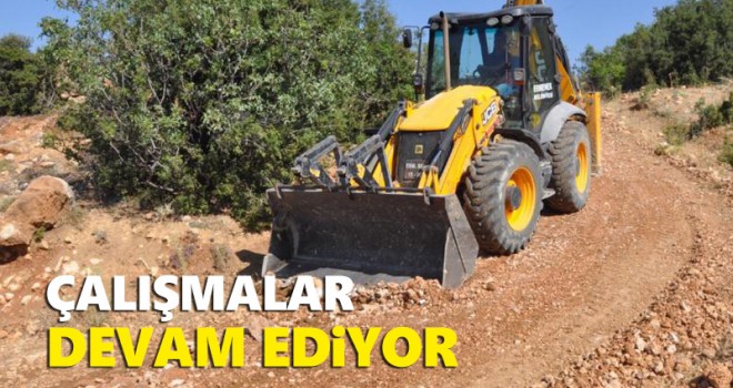 Yol Yapımına Devam Ediliyor