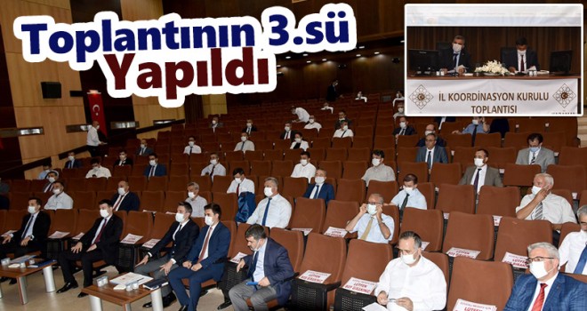 Karaman'da İl Koordinasyon Toplantısı yapıldı