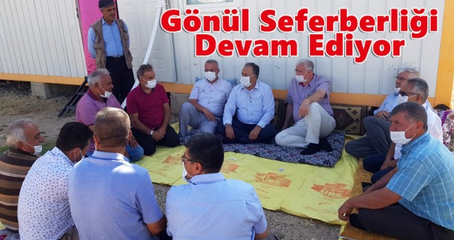 AK Partide Gönül Seferberliği Devam Ediyor