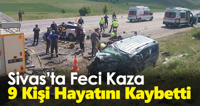 Sivas'ta Feci Kaza! 9 Ölü