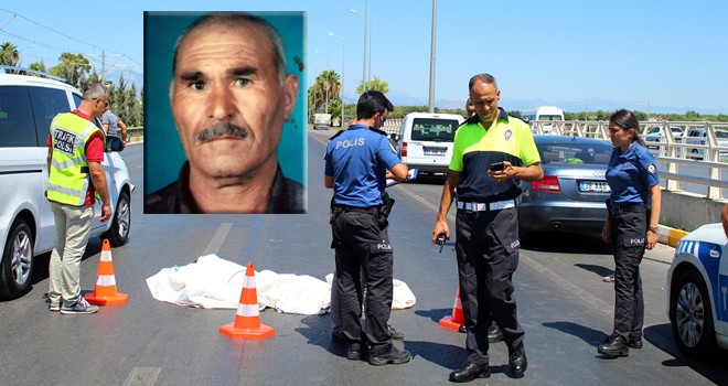 Otomobilin çarptığı yaya öldü