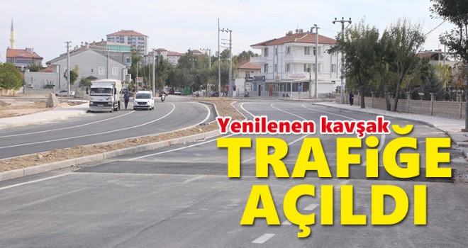 Larende Kavşağı Trafiğe Açıldı