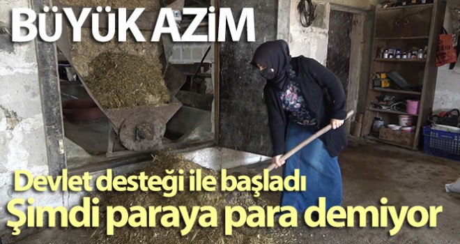 Devlet desteği ile başladığı işten şimdi paraya para demiyor