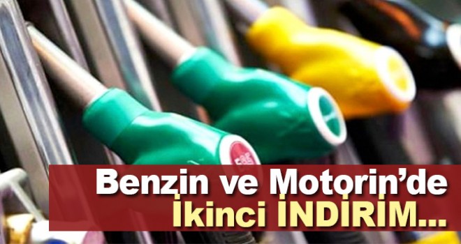 Benzin ve Motorin Fiyatında Yeni indirim