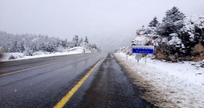 Alacabel Mevkisi Kar Altında