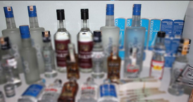 Karaman’da kaçak içki operasyonu