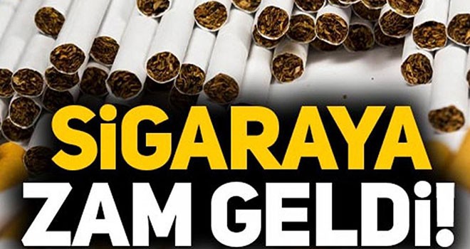 Sigaraya zam geldi!