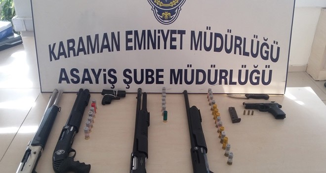 Karaman'da asayiş uygulamaları