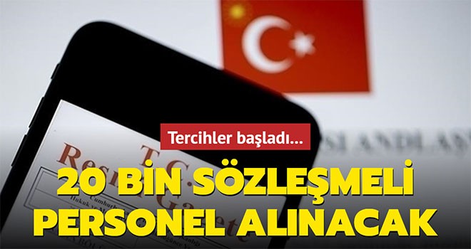 20 bin sözleşmeli sağlık personeli tercihleri başlıyor! Hangi branşlarda atama yapılacak?