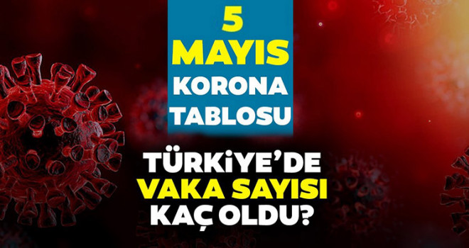 5 Mayıs koronavirüs tablosu! Vakalarda Son Durum?