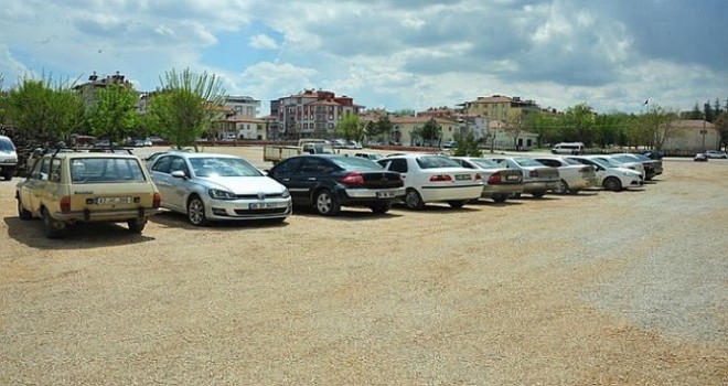 Karaman'da otopark çalışmaları