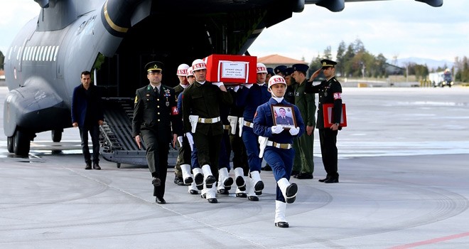 Şehit Şükrü Ünlü'nün Cenazesi Geldi