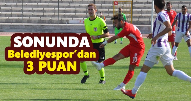 Karaman Belediyespor deplasmandan galibiyet ile dönüyor