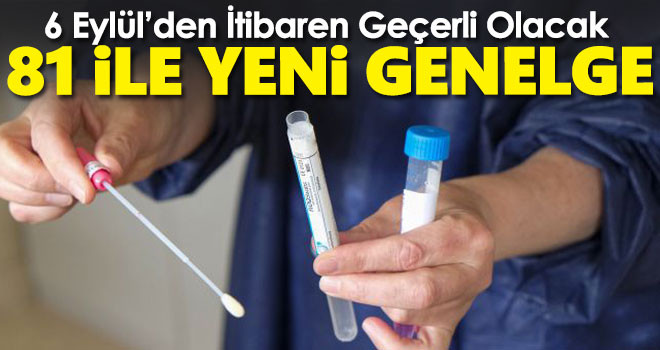 Aşı olmayana PCR testi zorunluluğu