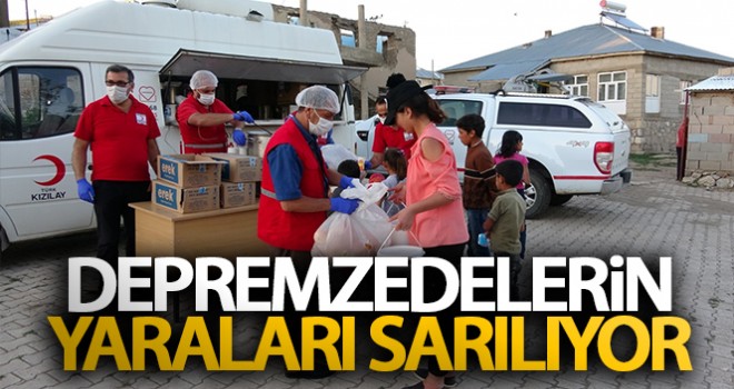 Depremzedelerin yaraları sarılıyor!