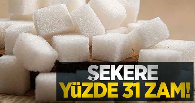 Şekere zam geldi!