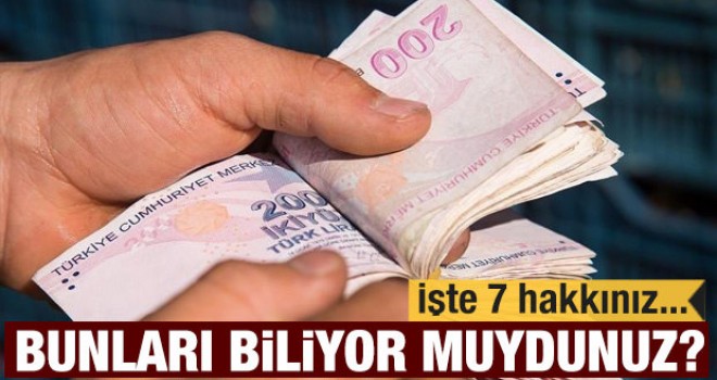 Babalar bunları biliyor musunuz? İşte 7 hakkınız