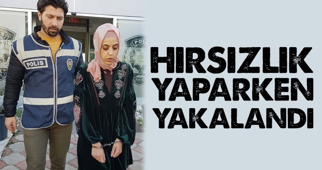 Hırsızlık Yaparken Yakalandı