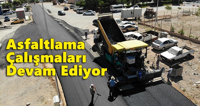 Asfaltlama Çalışmaları Sürüyor