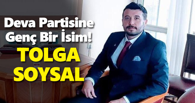 Deva Partisine Genç Bir İsim! Tolga Soysal