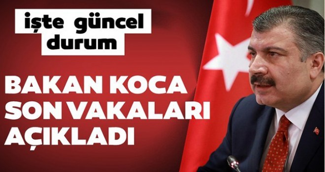 Bakan Fahrettin Koca Vaka Sayılarını Açıkladı