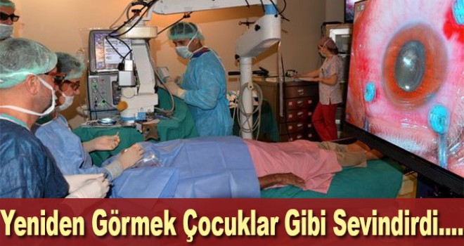 82 yaşında yeniden görmeye başlayınca çocuklar gibi sevindi