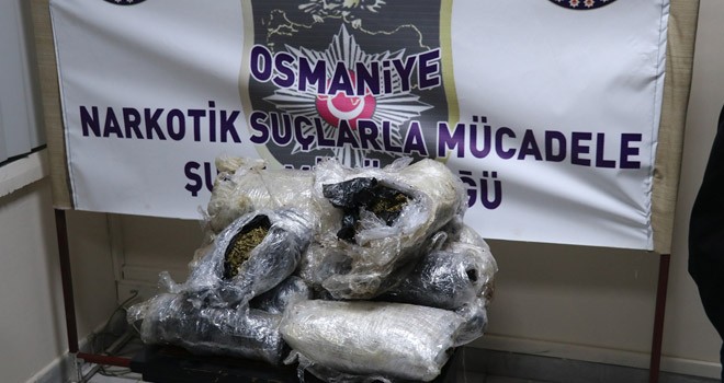 Osmaniye'de uyuşturucu operasyonu