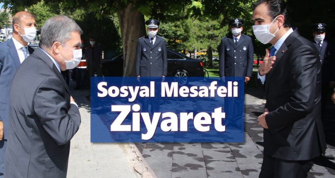 Vali Işık Başkan Kalaycı’yı Ziyaret Etti