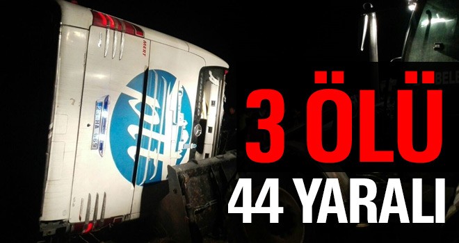 Katliam Gibi Kaza 3 Ölü 44 Yaralı