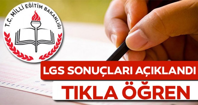 LGS sonuçları açıklandı - TIKLA ÖĞREN