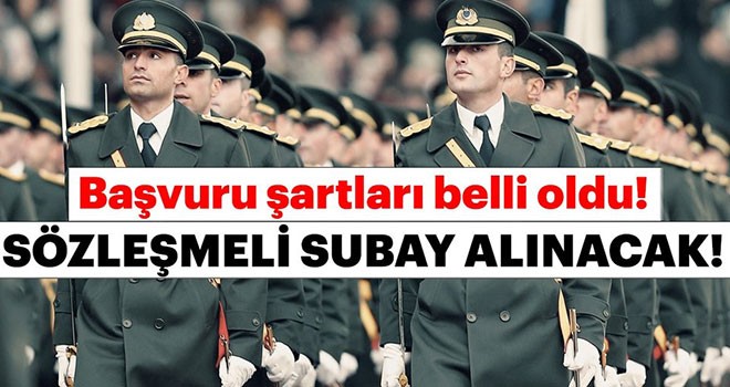 Jandarma ve Sahil Güvenlik Komutanlıklarına muvazzaf ve sözleşmeli subay alınacak
