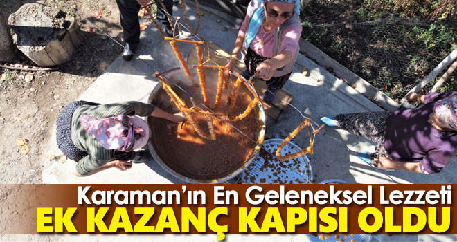 Karaman'ın geleneksel lezzeti bandırma çiftçiye ek kazanç sağlıyor