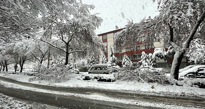 Konya'da Kar Yağışı