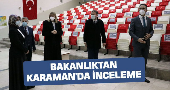 Gençlik ve Spor Bakanlığı Daire Başkanları Karaman'da...