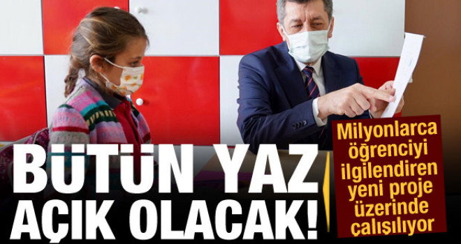 MEB'den yüz yüze eğitim için yeni proje