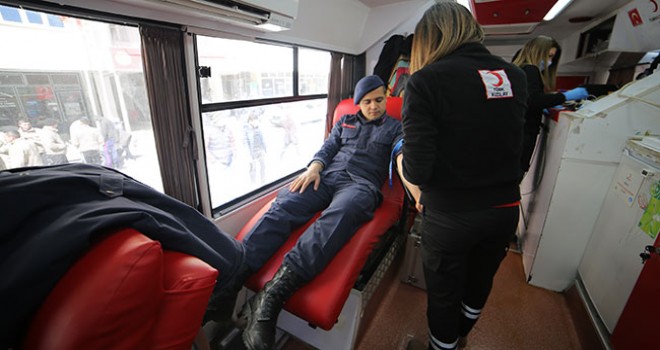 Akseki'de 90 ünite kan toplandı