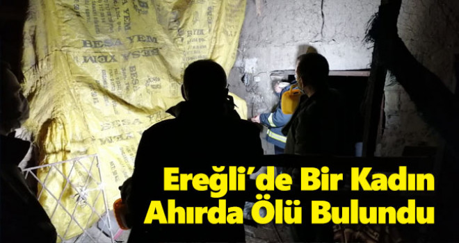 Konya'da bir kadın ahırda ölü bulundu
