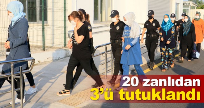 FETÖ soruşturmasında yakalanan 20 zanlıdan 3'ü tutuklandı