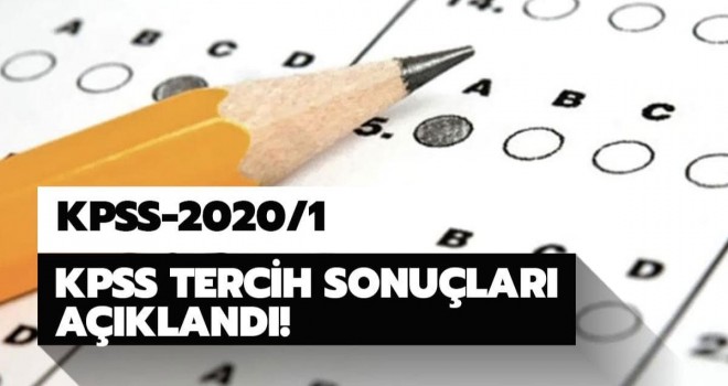 KPSS tercih sonuçları açıklandı!
