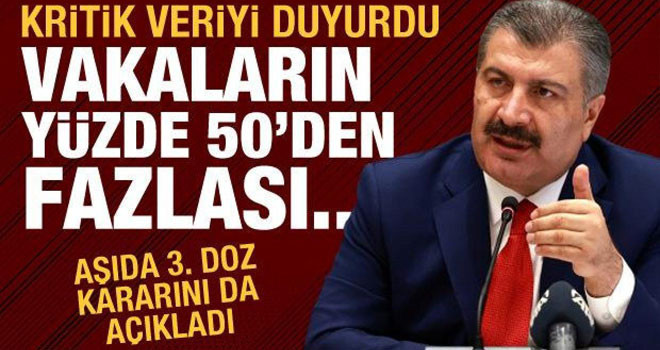 Bakan Koca Aşıda 3. Doz Kararını Açıkladı