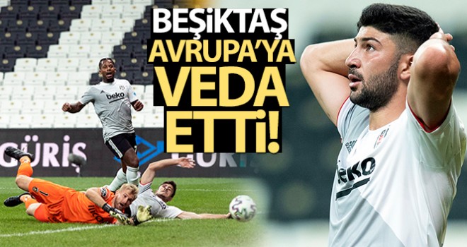 Beşiktaş, UEFA Avrupa Ligi'ne veda etti